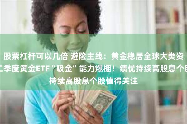 股票杠杆可以几倍 避险主线：黄金稳居全球大类资产榜一，二季度黄金ETF“吸金”能力爆棚！绩优持续高股息个股值得关注