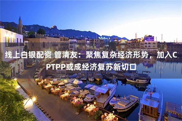线上白银配资 管清友：聚焦复杂经济形势，加入CPTPP或成经济复苏新切口